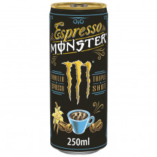 Monster Vanilla Espresso Blikjes 25cl Tray 12 Stuks